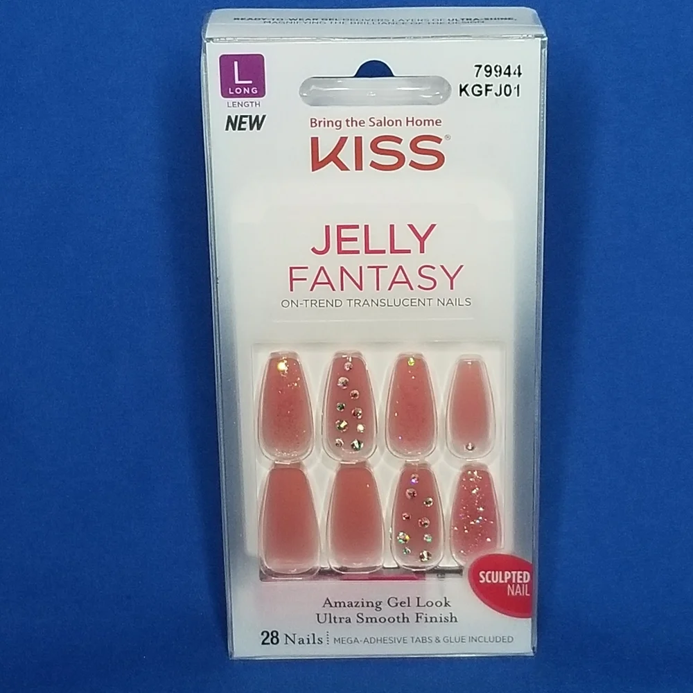Kiss Jelly Fantasy Translucent Nails.